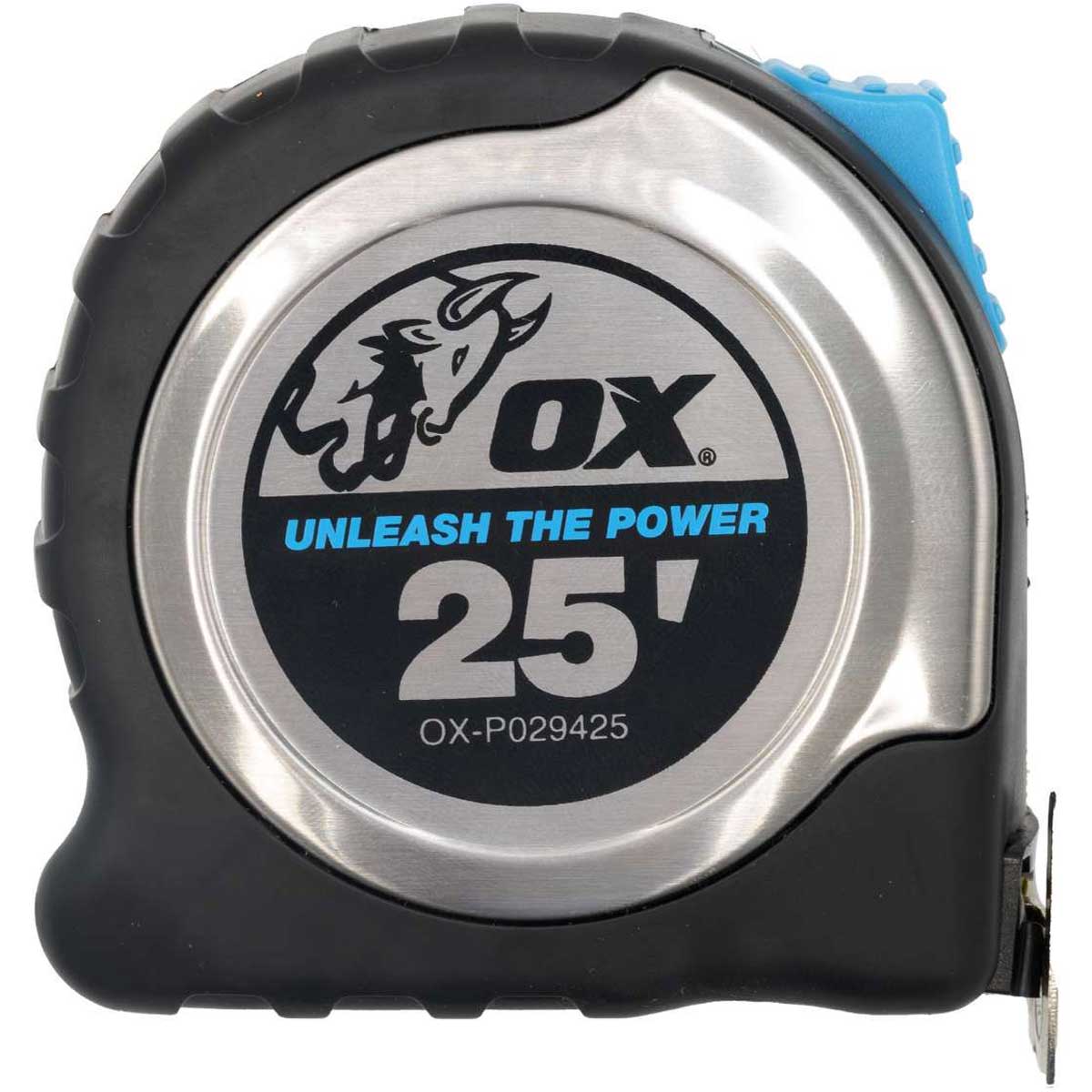 OX 25' Stainless Steel Tape Measure